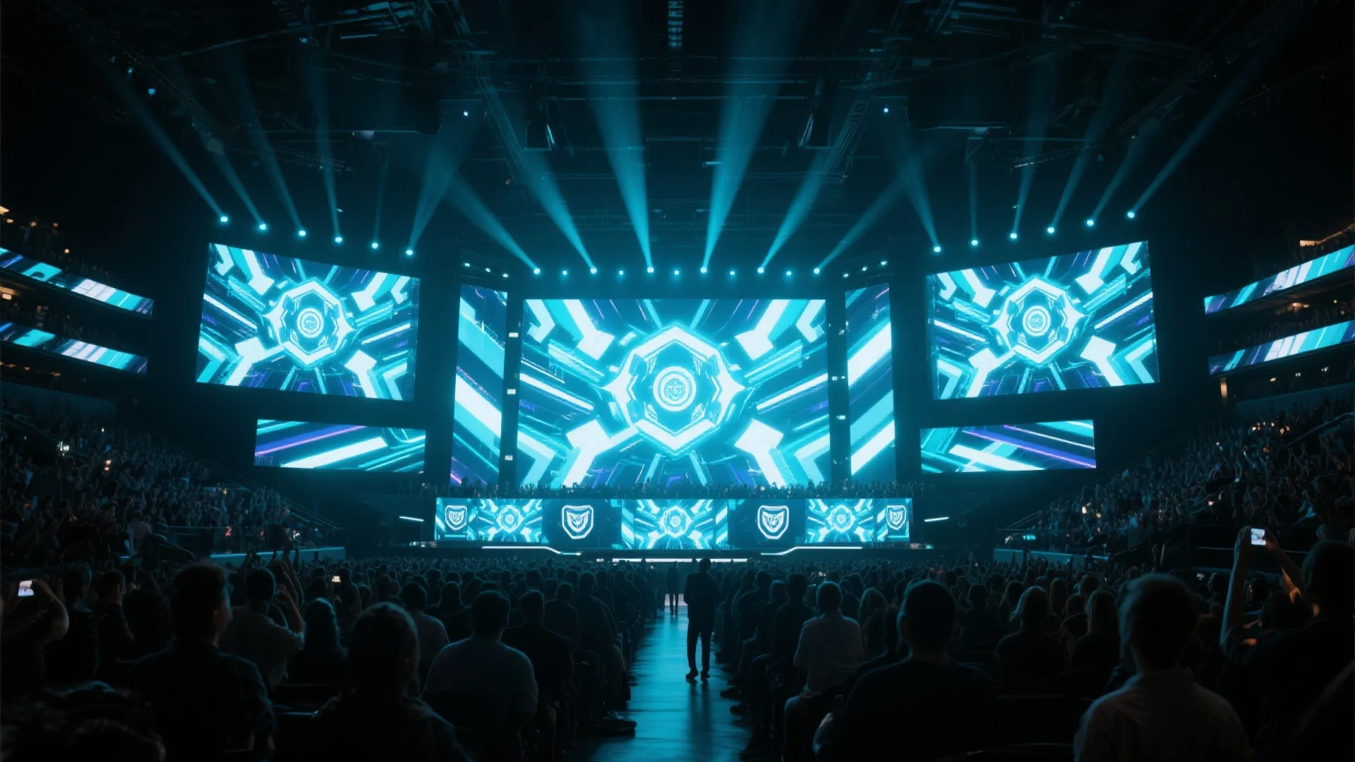 英雄联盟赛事直播现场