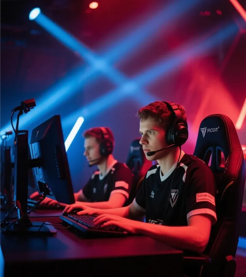 职业选手比赛瞬间