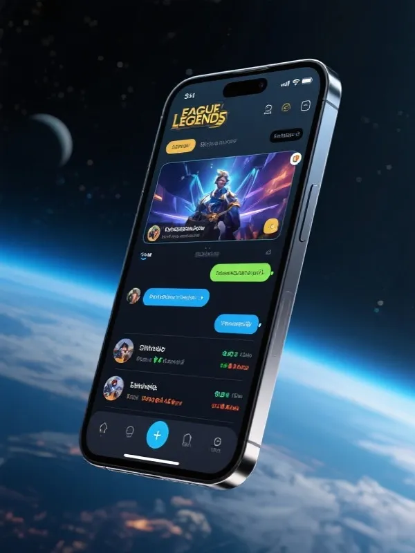 英雄联盟直播App界面