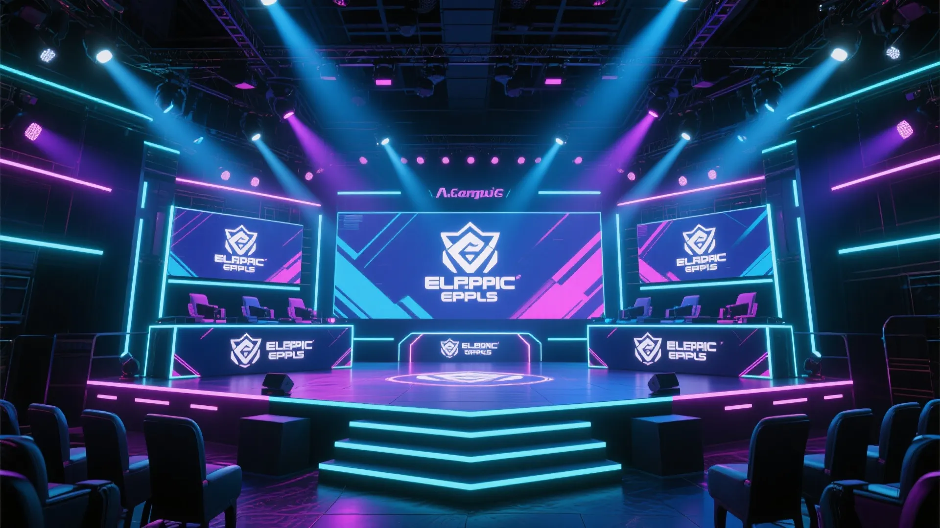 英雄联盟电竞赛事现场